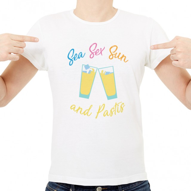 T-shirt Sea Sex Sun and Pastis