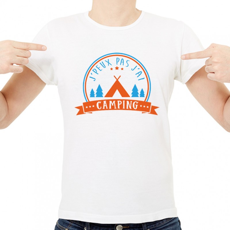 T-shirt J'peux pas j'ai...Camping