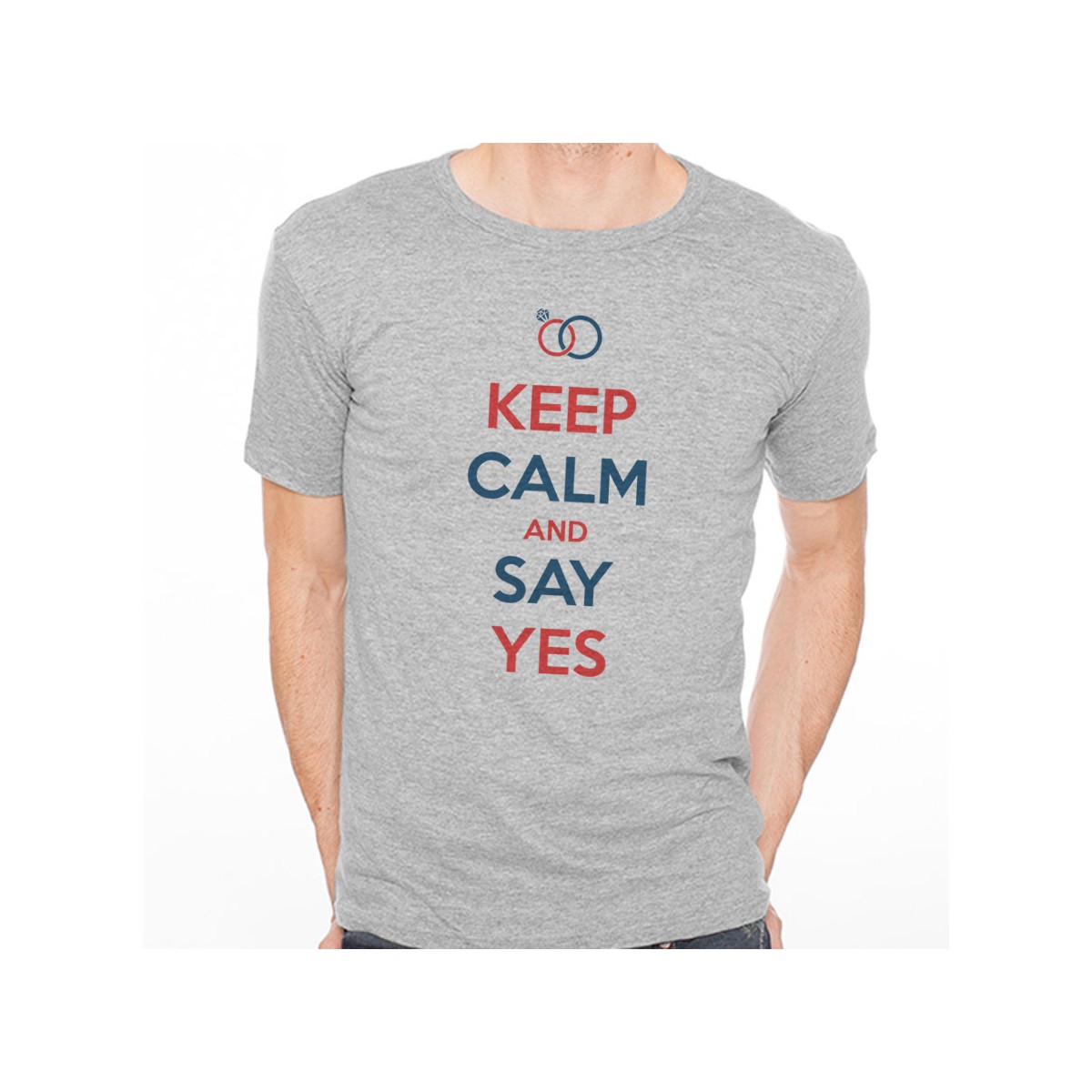 T-shirt KEEP CALM AND SAY YES