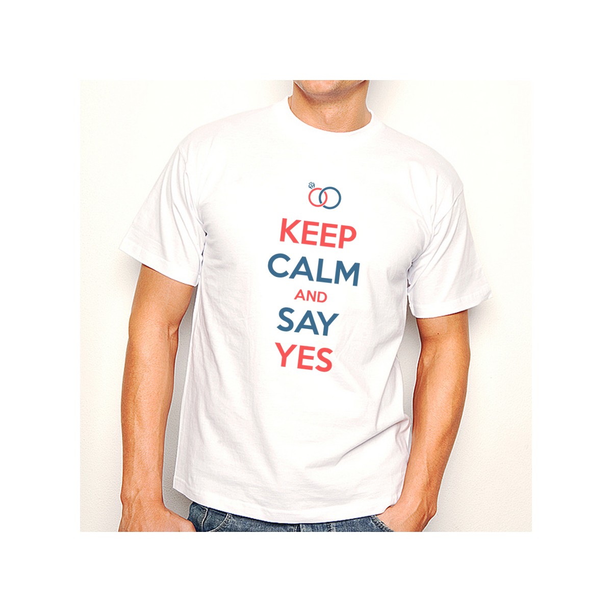 T-shirt KEEP CALM AND SAY YES